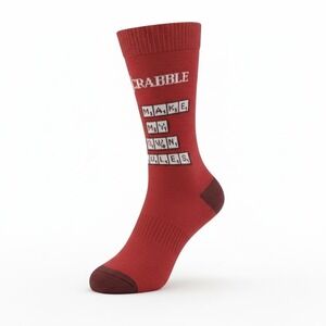 Odd Sox Scrabble Tile Rules Crazy Funny Novelty Crew Socks Men's Size 6-12 NWT
